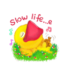 Jub Jib Yellow Bird（個別スタンプ：8）