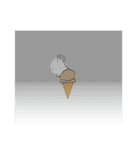 かわいいアイスクリームスタンプ（個別スタンプ：12）