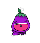 Aubergine（個別スタンプ：4）