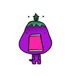 Aubergine（個別スタンプ：6）