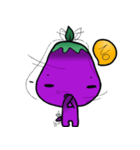 Aubergine（個別スタンプ：14）