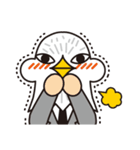鳥リーマンとりお2（個別スタンプ：3）