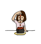 今日のイラスト 3（個別スタンプ：35）