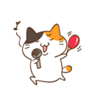 ゆるカワ ミケねこ（個別スタンプ：21）