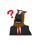ちょいウザい！？会社の上司は馬の部長（個別スタンプ：4）