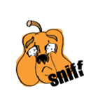 Halloween special : Am a pumpkin ！（個別スタンプ：7）