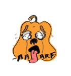 Halloween special : Am a pumpkin ！（個別スタンプ：13）