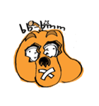 Halloween special : Am a pumpkin ！（個別スタンプ：18）