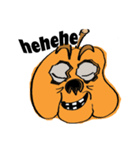 Halloween special : Am a pumpkin ！（個別スタンプ：31）