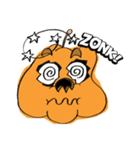 Halloween special : Am a pumpkin ！（個別スタンプ：36）