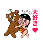 金太郎とクマ吉（個別スタンプ：4）