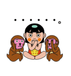 金太郎とクマ吉（個別スタンプ：8）