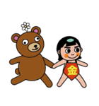 金太郎とクマ吉（個別スタンプ：14）