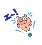 ブタ子ちゃんの毎日（個別スタンプ：4）