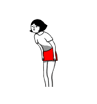 girl in the red skirt（個別スタンプ：6）