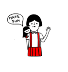 girl in the red skirt（個別スタンプ：8）