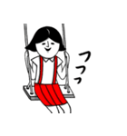 girl in the red skirt（個別スタンプ：10）