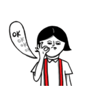 girl in the red skirt（個別スタンプ：13）
