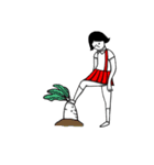 girl in the red skirt（個別スタンプ：19）