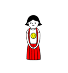 girl in the red skirt（個別スタンプ：31）