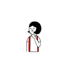 girl in the red skirt（個別スタンプ：34）