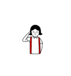 girl in the red skirt（個別スタンプ：36）