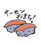 お魚さんとお鮨屋さんとお客さん（個別スタンプ：4）