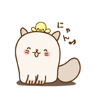 にゃんとぴよこさん〜効果音付き〜（個別スタンプ：17）