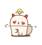 にゃんとぴよこさん〜効果音付き〜（個別スタンプ：18）