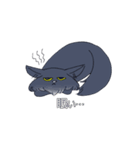 黒猫ザックさん（個別スタンプ：2）