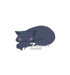 黒猫ザックさん（個別スタンプ：5）