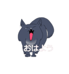 黒猫ザックさん（個別スタンプ：6）
