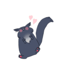 黒猫ザックさん（個別スタンプ：34）