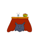 黒猫ザックさん（個別スタンプ：37）