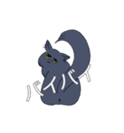 黒猫ザックさん（個別スタンプ：38）