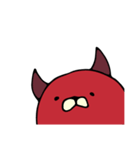 赤い悪魔 ネコデビル（個別スタンプ：14）
