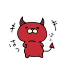 赤い悪魔 ネコデビル（個別スタンプ：20）