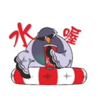 Fat pigeons pass messages（個別スタンプ：9）