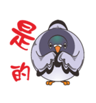 Fat pigeons pass messages（個別スタンプ：31）