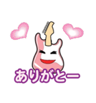 ギターの妖精！ピンクのプリティーモモピン（個別スタンプ：13）