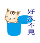 野良猫レオの台湾バージョン（個別スタンプ：34）