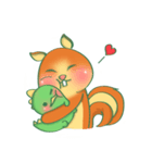 Squirrels X Dinosaurs（個別スタンプ：32）