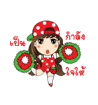 Strawberry Cute Girl (Fruit Ver.01)（個別スタンプ：9）