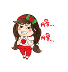 Strawberry Cute Girl (Fruit Ver.01)（個別スタンプ：23）