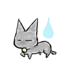 くろ ねこ（個別スタンプ：8）
