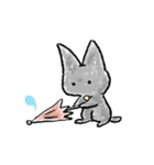 くろ ねこ（個別スタンプ：15）