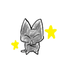 くろ ねこ（個別スタンプ：17）