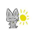 くろ ねこ（個別スタンプ：22）