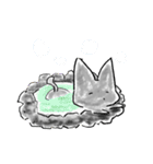 くろ ねこ（個別スタンプ：26）