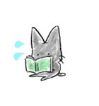 くろ ねこ（個別スタンプ：27）